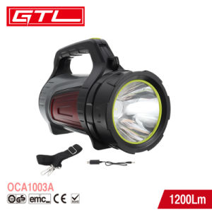 Portable Camping Light Super Bright USB Rechargeable Torch Flashlight Searchlight LED Spotlight for Outdoor Travel