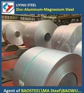 Zn Al Mg Coated Steel Sheet 275g Zinc Aluminum Magnesium Steel Sheet Plate Zm Azm Alloy Coating Heat Insulation Steel Plate Coil