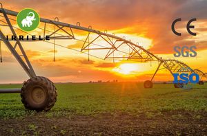 Farm Irrigation System Water Saving Center Pivot Irrigators with Motor and Gearbox Metal Material for Sale
