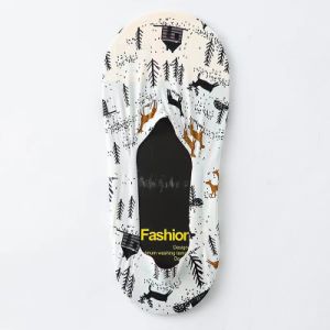 Summer Thin Traceless Ice Silk Boat Socks