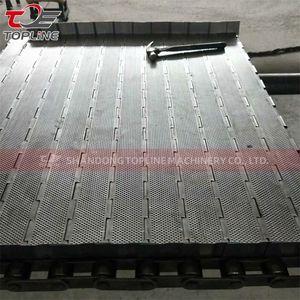 304 Stainless Steel Industrial Transmission Chain Plate Food Drying Conveyor Chain Plate Heat Treatment Large Pitch Stainless