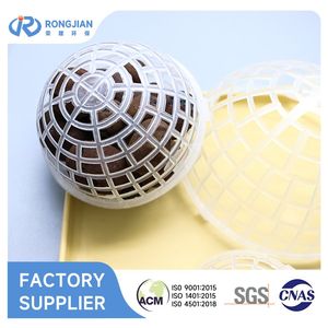 PP White Plastic Bio Ball Filter Media Floating Ball for Water Treatment