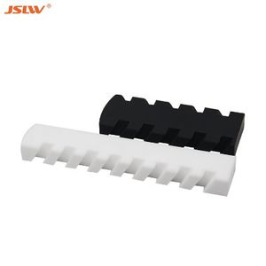 PTFE Custom Parts Black and White Heat-Resistant Plastic Products PTFE Scraper