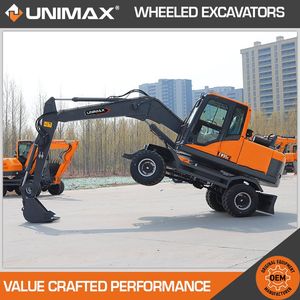 Hinowa PT Series Wheel Excavator Wheeled Digger Rubber Tire Trackhoe Tire Excavator Small Bucket Wheel Excavator Mini Wheel Excavator Excavator Wheels