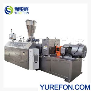 Plastic Machine Conical Double Screw Extruder for PVC Pipe Profile Board Sheet
