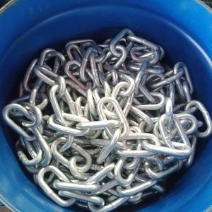 Smooth Surface OEM ODM Customizable 10mm-50mm Galvanised Steel Chain