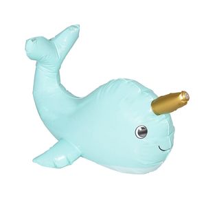 Custom Water Play Equipment Inflatable Nalwhale Sprinkler Water Spray Sprinkler Inflatable Toys