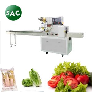 Sac Full Automatic Fresh Vegetable Apples, Bananas, Lettuce, Potatoes, Tomatoes, Peppers, Cucumbers Packing Packaging Machinery
