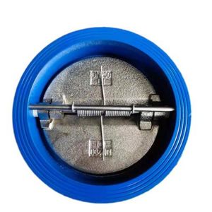 H77X-10/16 DN400 Butterfly Check Valve Hh46h-10 Hh46h-16 Hh46h-25 Micro Resistance Slow Closing Butterfly Check Valve