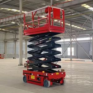 8 12 14m Electric Movable Scissors Lifter Hydraulic Mobile Electric Scissor Lift