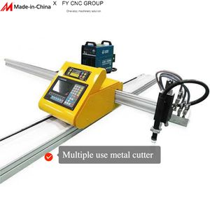 Portable CNC Steel Sheet Plasma and Flame Gas Cutting Machine for Connecting Welding Preparation