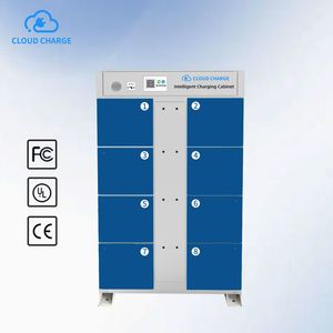 8-Port Smart Charging Cabinet EV Scooter Motorcycle Charging Station
