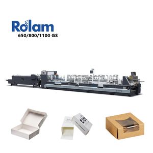 Gluing & Folding Machine for Dried Food Paper Carton Box (GK-800GS) Folder Gluer