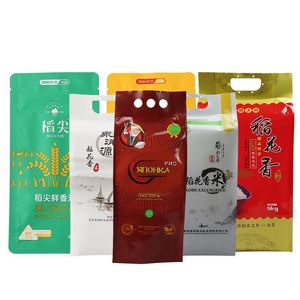 High Quality Food Grade Vacuum Sealed Rice Storage Packaging Rice Food Packaging Bag