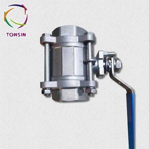 1000wog High Pressure 3PC Ball Valve SS304 SS316 Thread Ball Valve