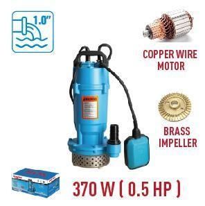 Fixtec Small Electric Motor Automatic Operation Clean Water 370W 0.5HP Submersible Water Pumps