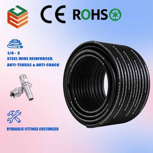 High Impulse Wire Braided Hydraulic Hose for Heavy Construction Machinery