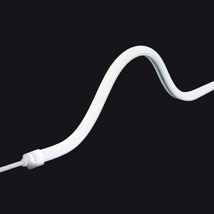 White Flexible DC 12V Dance Party Decor Lighting Round Rubber Tube Lamp LED Neon Strip Waterproof Outdoor Flex Strip Light
