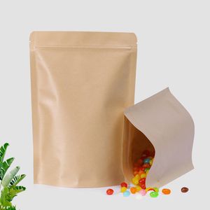 Windowless Kraft Paper Bag Self-Standing Bag