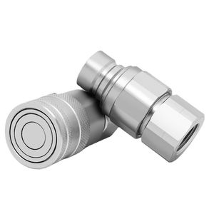 1/2" 3/8 Inch Oil Equipment SS304/SS316 Flat Face High Pressure 5000psi Hydraulic Quick Coupler/ Quick Connector Coupling