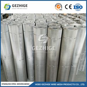 Gezhige 4mm Stainless Steel Mesh Suppliers China Stainless Steel Woven Mesh 1.5m Wire Mesh Width Micron Stainless Steel Wire Mesh