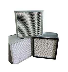 Deep Pleat Frame Aluminum Separator HEPA Air Filter for HVAC System