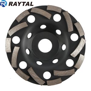 Raytal Muiti-Seg Cup Diamond Grinding Wheel, Used for Concrete / Granite Polishing, 4-9 in. Diameter
