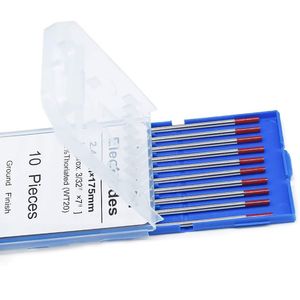Long Life Wt20 Red Tip Rod Multi Size TIG Welding Consumable