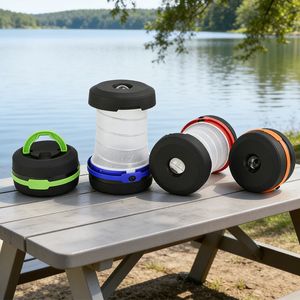Compact Pop up Lantern Lamp - Collapsible & Portable LED Camping Light