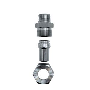Shock-Resistant No Welding Required SS304 Straight Ferrule Fitting for Hydraulic Pipe Connection