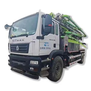 Used Good Condition 62m Sitrak Truck Concrete Pump Truck Mounted Pump Construction Machinery Good Working Condition