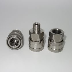 Naiwo Coupling Straight Through Quick Coupler Quick Connector Minimal Pressure Drop