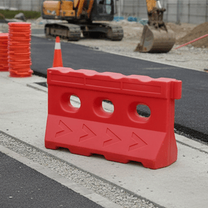 Portable Safety Barrier for Outdoor Events and Temporary Fencing