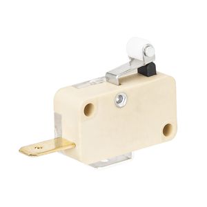 Roller Arm Micro Switch 2 Pins Micro Switch Normally Close Micro Switch 10A 250VAC 2 Pin Transparent Housing