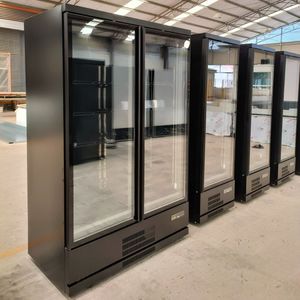 Commercial Glass Door Supermarket Beverage Cabinet Refrigerated Freezer Glass Door Products Display Refrigerator