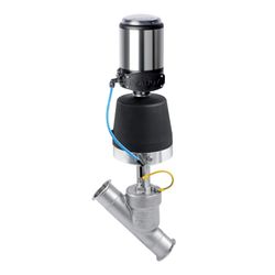 Stainless Steel Pneumatic Angle Seat Valve with Il-Top Digital Positioner