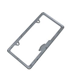 Custom Surface Plating Zinc Alloy Die Casting License Plate Frame