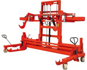 Yarn Roller Trolley Hydraulic Pan Head Truck Warp Beam Transport Trolley