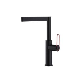 Luxury Single-Handle New Design Black Waterfall Tap Kitchen Faucet