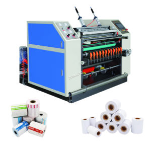 Cash Register ATM Thermal Paper Roll Slitting and Rewinding Machine Thermal Paper Slitting Packaging Machine