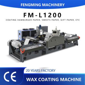 Burger Paper Candy Paper Kraft Paper Wax Coating Machine Waterproof