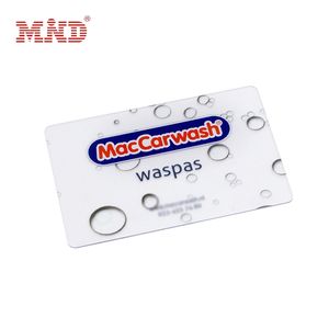 Clear Transparent Matt Frosted Plastic Business Card