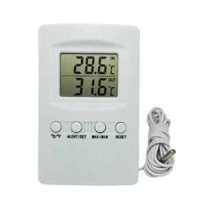 Digital Indoor and Outdoor High Accuracy Refrigerator Thermometer with LCD Screen Display