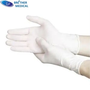 Sterilized Medical Glove Latex Disposable Nitrile Black Gloves with Good Price Bme2000