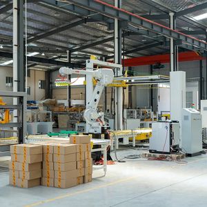 High Speed ABB Robotic Palletizer for Box Carton and Sack Stacking Applications