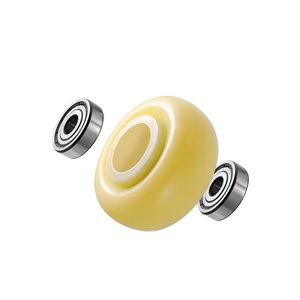 Smooth-Finish Through-Hole PU Coated Rollers, Inner Hole Through-Shaft Polyurethane Bearing Rollers, Through-Hole PU Rollers, Burr-Free, Precision-Machined