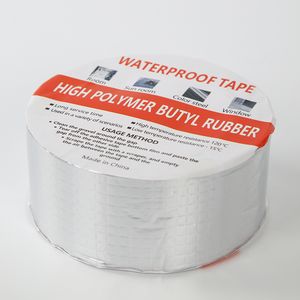 Waterproof Adhesive Sealing Mastic Roofing Sealant Tape for Roof Leak Repair High Quality Aluminum Foil Butyl Rubber Tape for Leak Roof