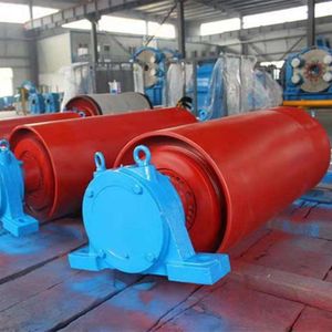Motorized Tail Pulley, Anti-Corrosion Conveyor Return Tail Drum for Mining Port