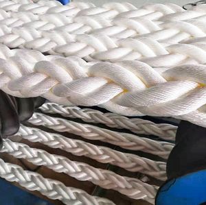 China Polyester/Polypropylene Mixed Braided Rope 8 Strand for Mooring and Towing/Oil Exploration/Traction