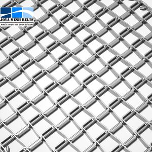 Food Grade Stainless Steel Honeycomb Mesh Conveyor Belt Flat Wire Mesh Conveyor Belting for Tin Wahsing Industry